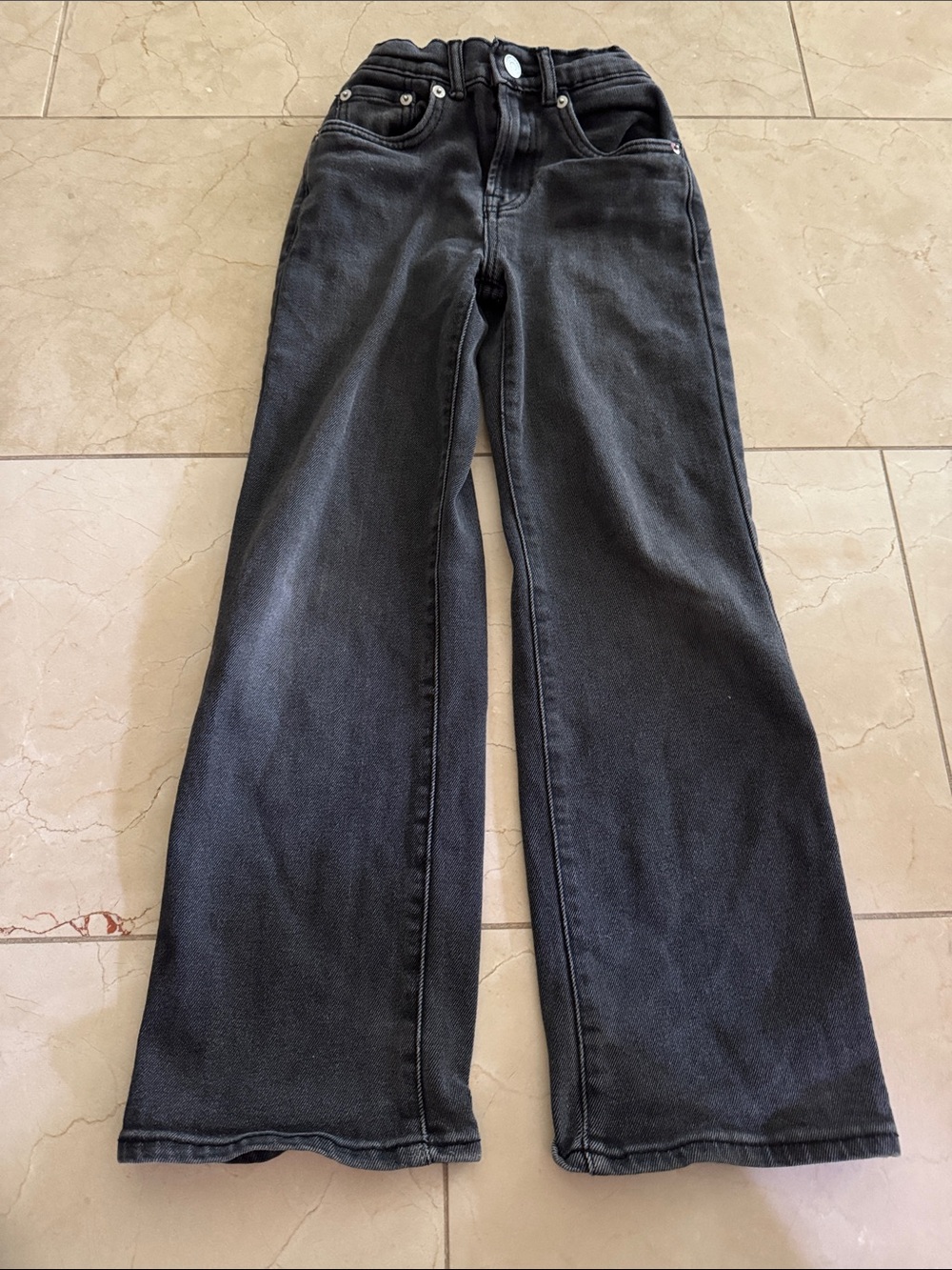 Levi's Black Wide-Leg Flare Jeans